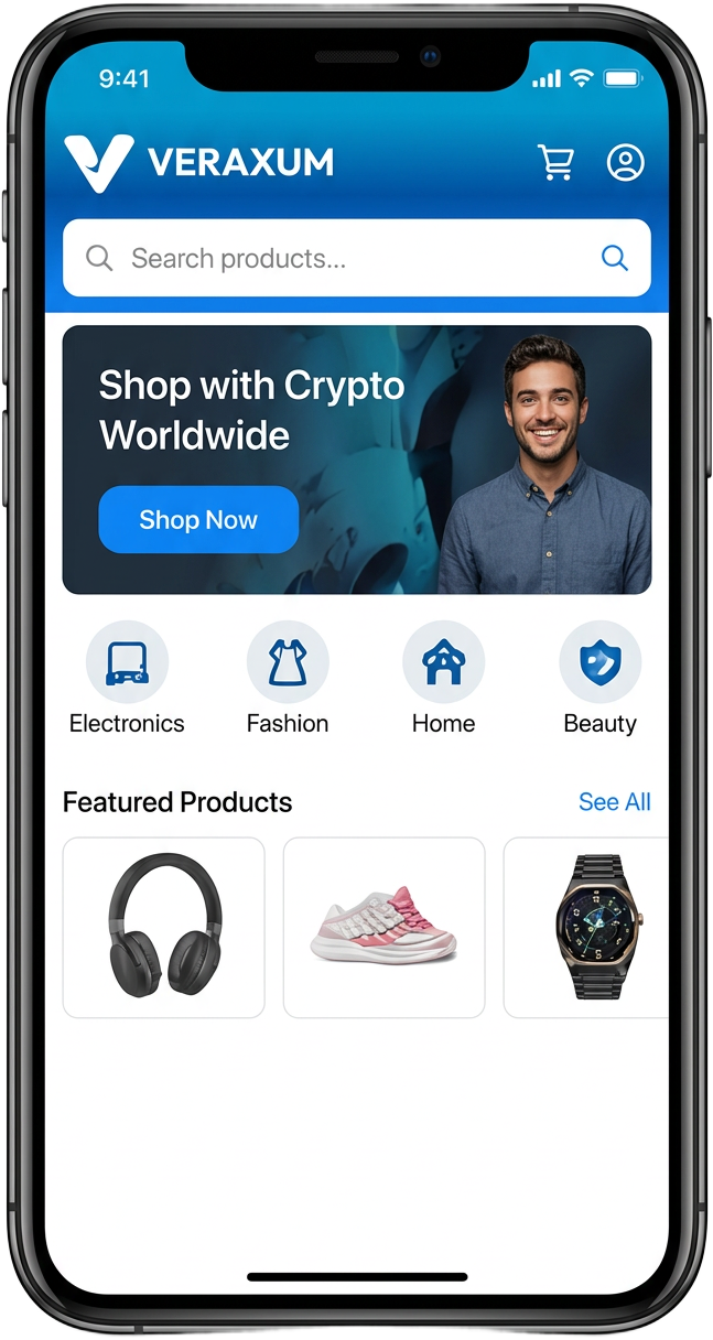 Veraxum marketplace app
